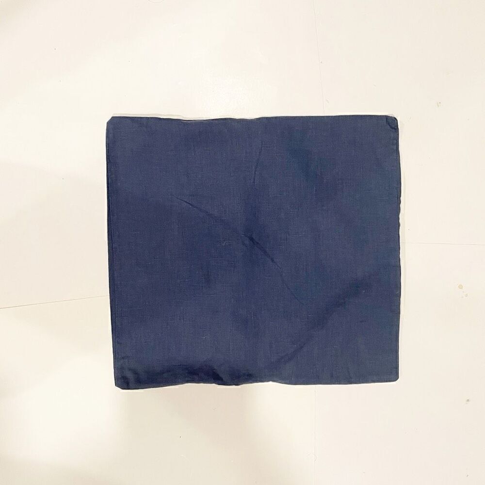 NWT Pottery Barn Baby Decorative Pillow Sham 16” x 16” Denim Chambray